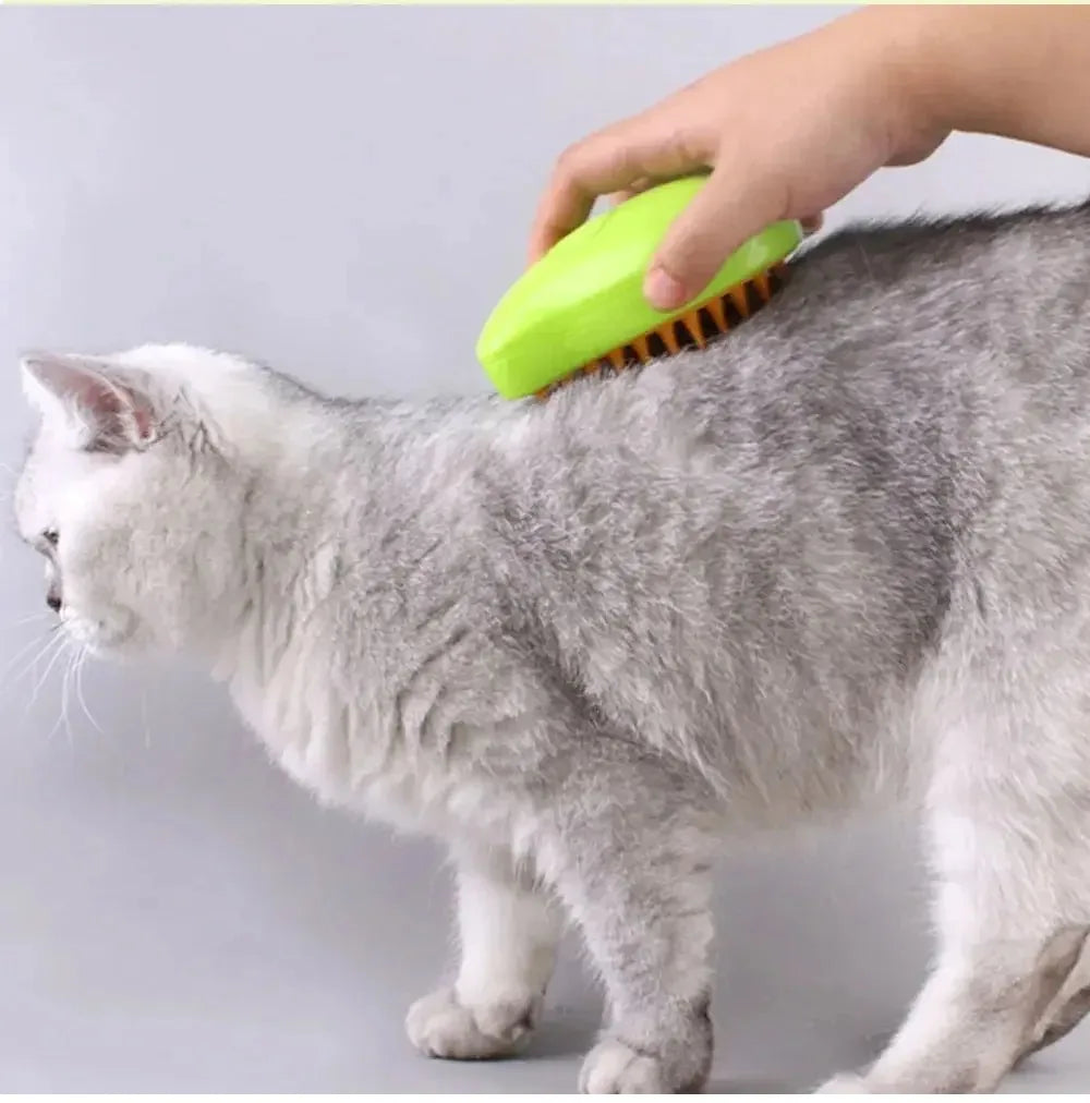 PawBrush™ – Cepillo de Vapor 3 en 1 para Mascotas